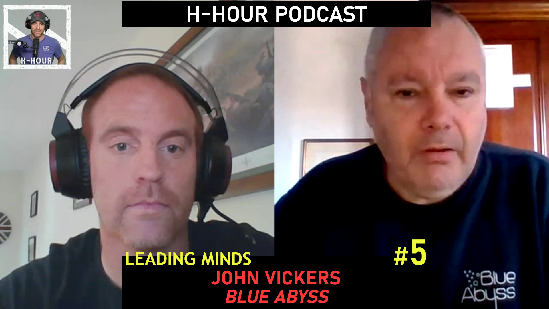 john vickers blue abyss on h-hour's leading minds series
