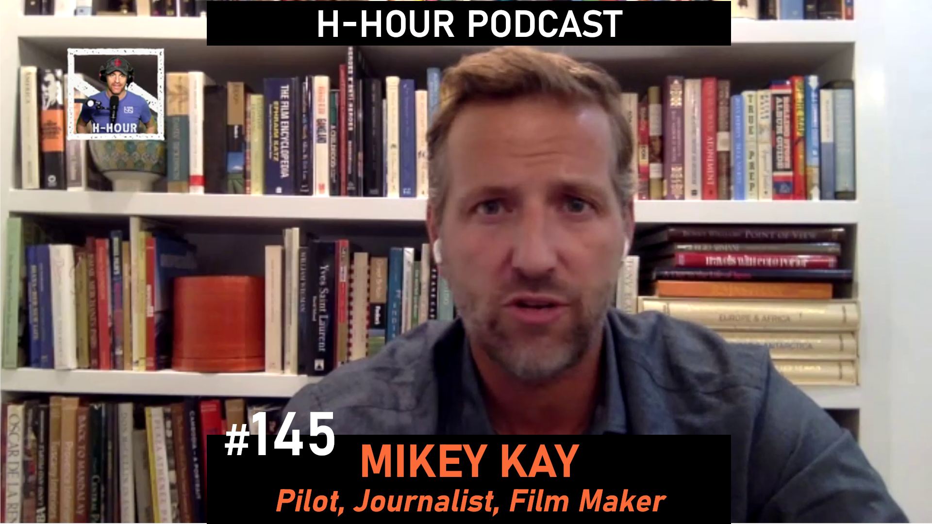 mikey kay journalist on h-hour podcast