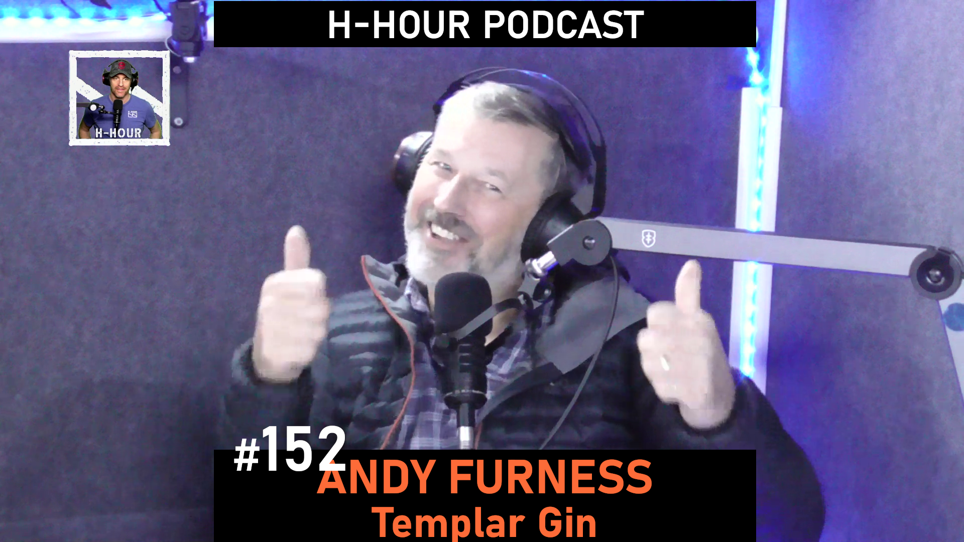andy furness of templar gin on the h-hour podcast