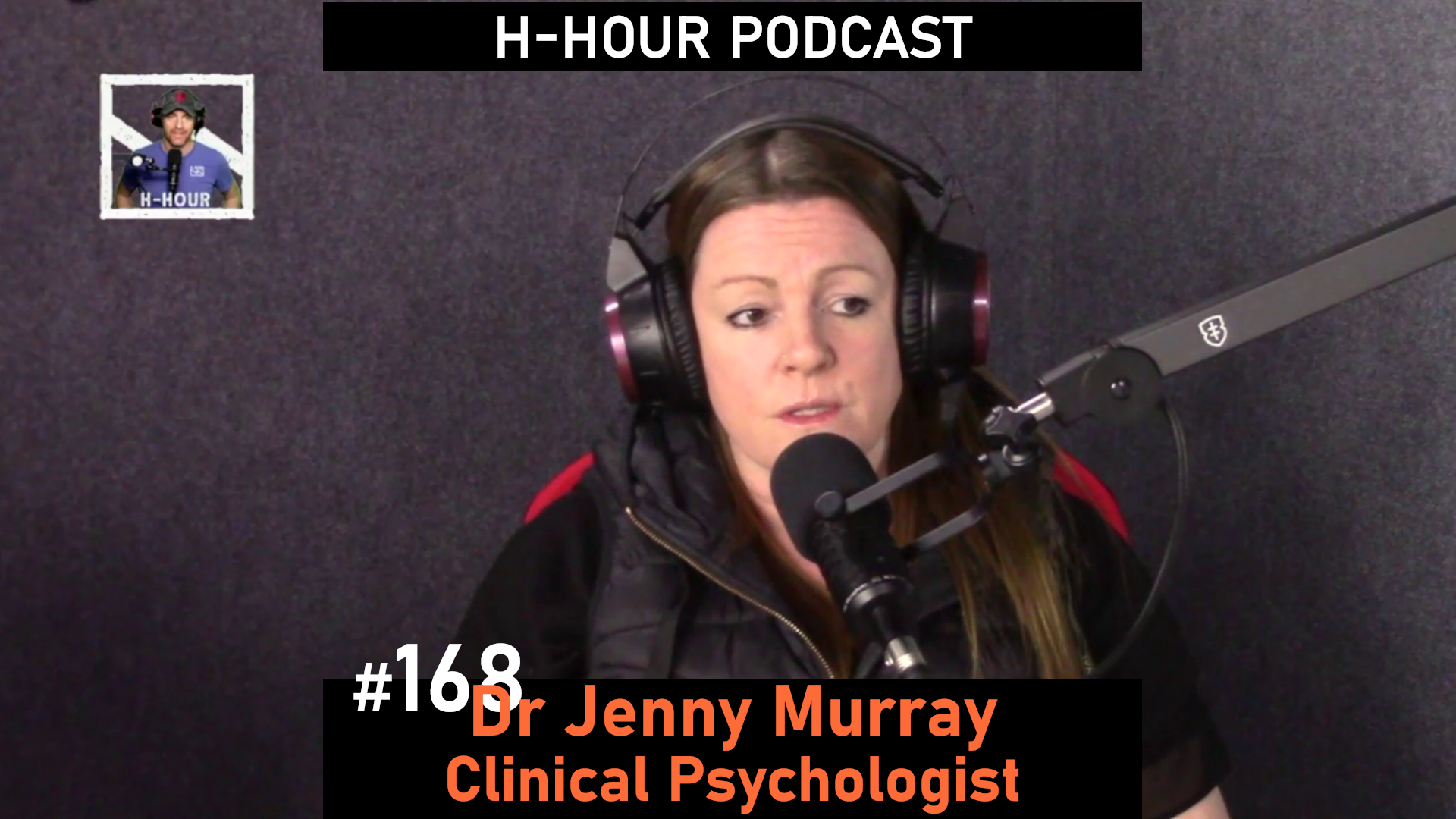 168 jenny murray doctor h-hour podcast interview berkshire psychology Podcast cover image